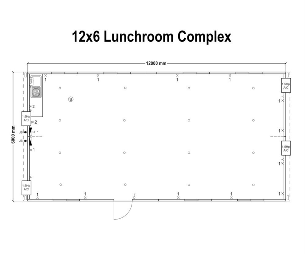 12x6 lunchroom